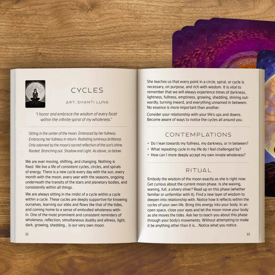Wisdom of the Divine Feminine: Oracle for heart-centered embodiment and wholeness