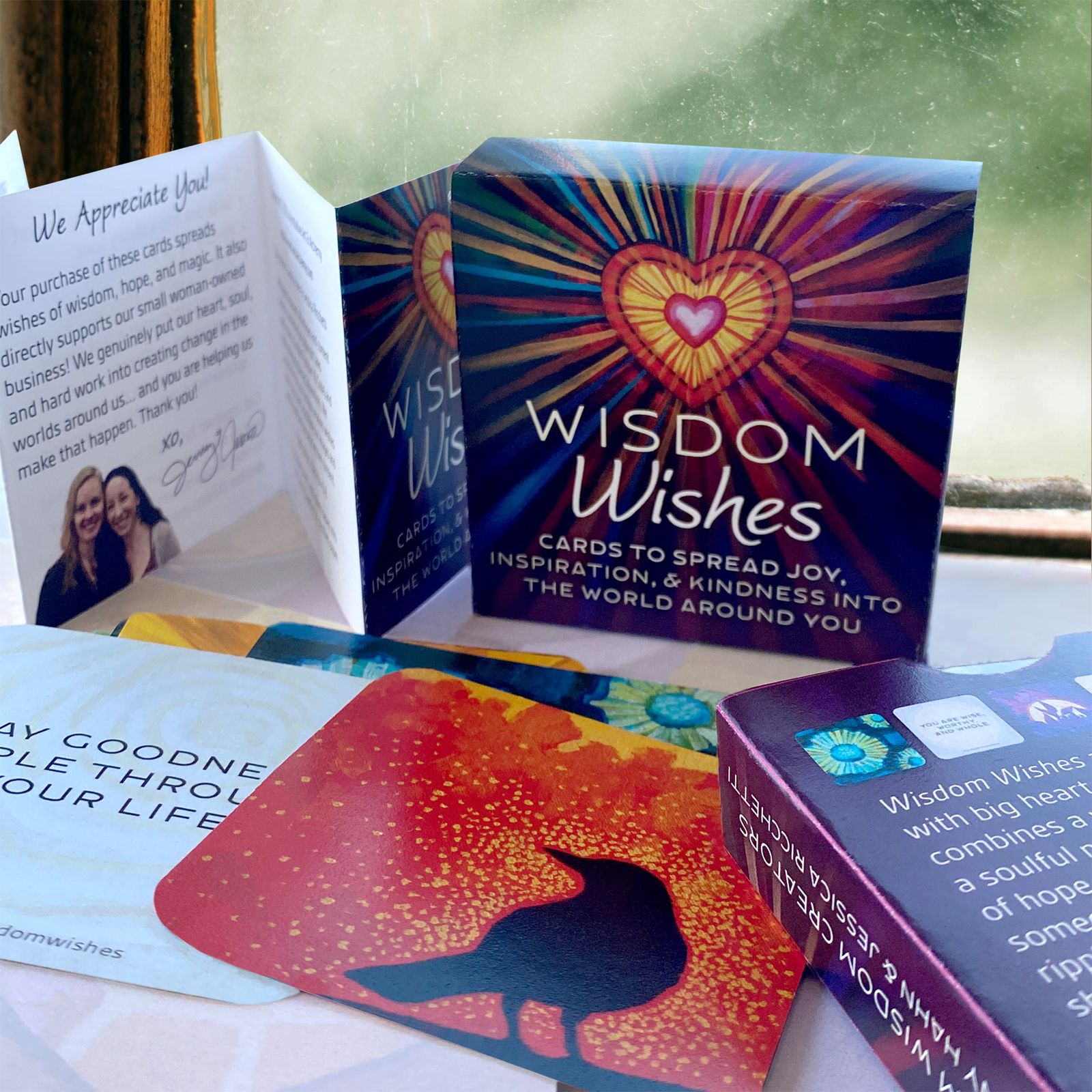 Cards to spread Joy, Inspiration, and Kindness into the world around you. #spreadwisdomwishes