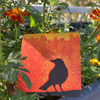 Painting of a crow on Wisdom Wishes affirmation cards. #spreadwisdomwishes